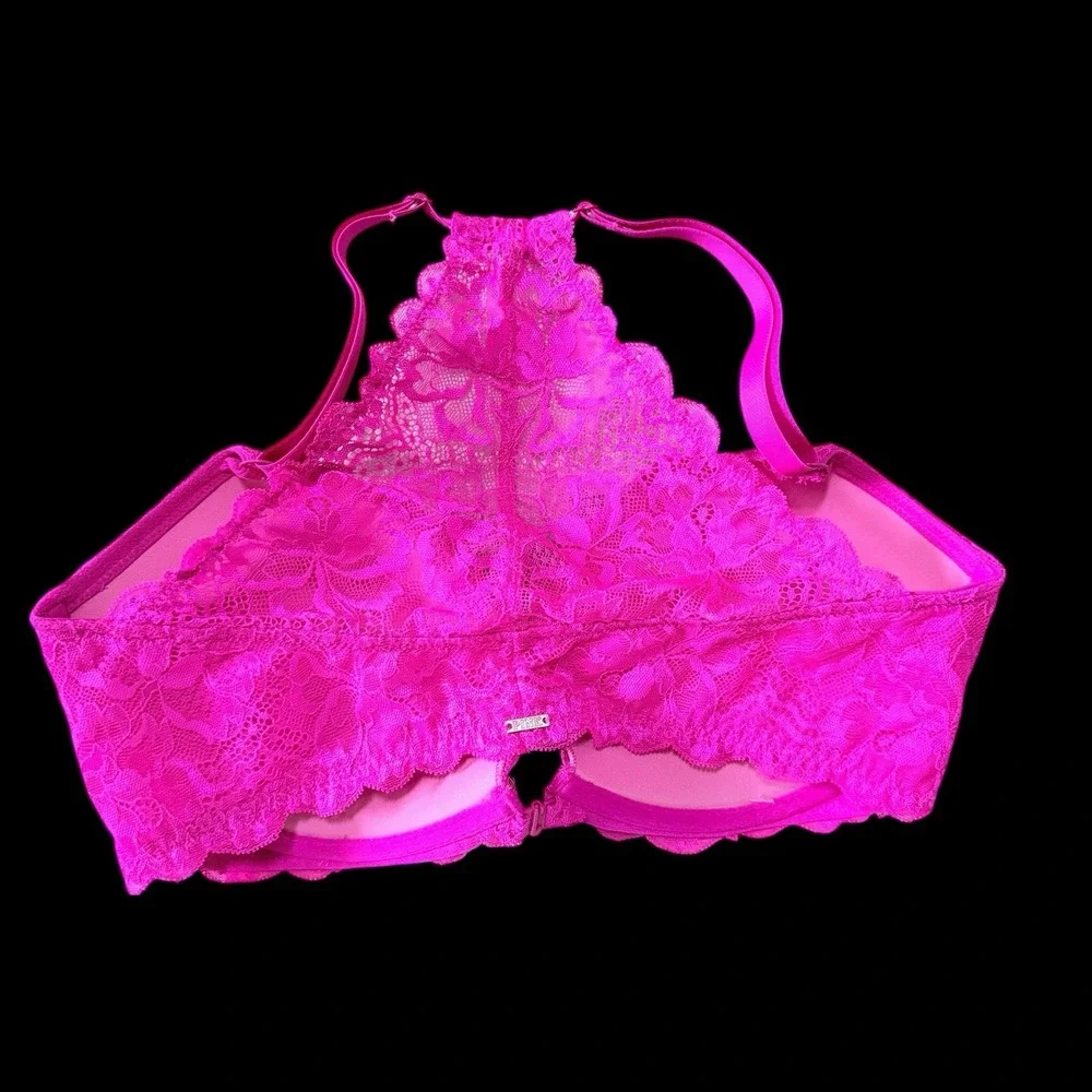 Vtg NWOT Old Stock Victoria's Secret‎ PINK 34DD Date Racerback Front Closure UW